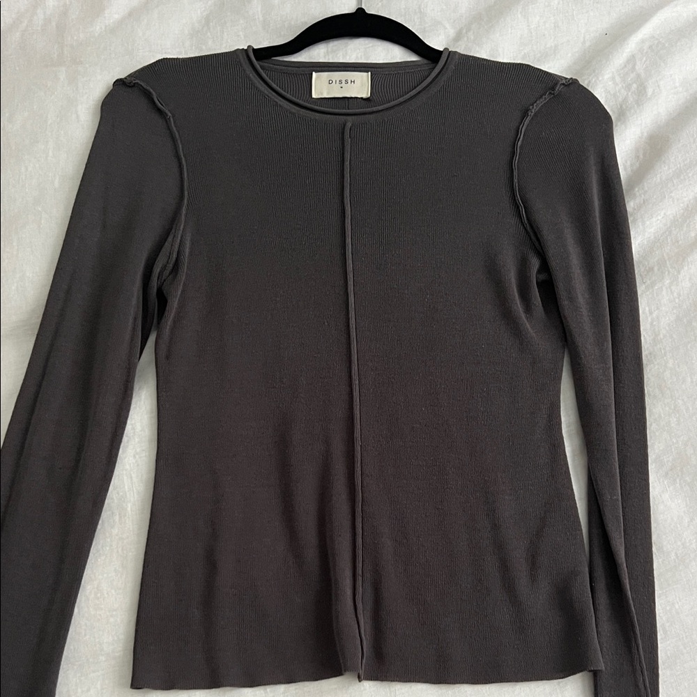 DISSH Charcoal Long Sleeve Top Medium